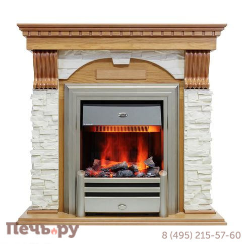 Портал Dimplex Dublin арочный сланец белый (классика Opti-Myst и Optiflame) фото 6