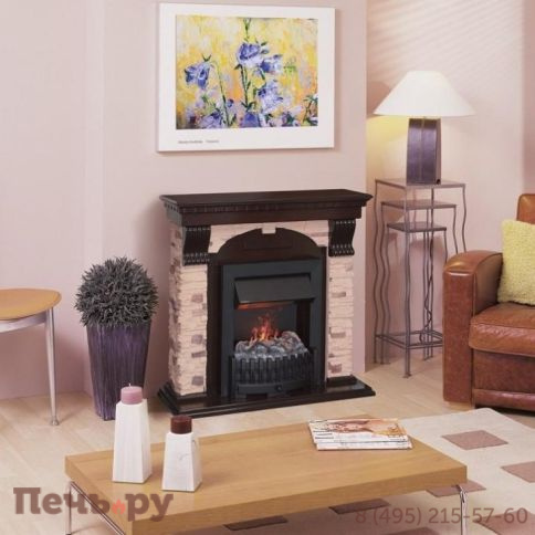 Портал Dimplex Dublin арочный сланец (классика Opti-Myst и Optiflame) фото