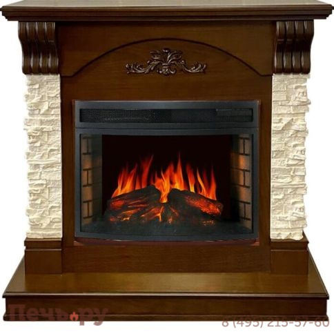 Портал Royal Flame Prague сланец белый под очаг Dioramic 25FX фото 2