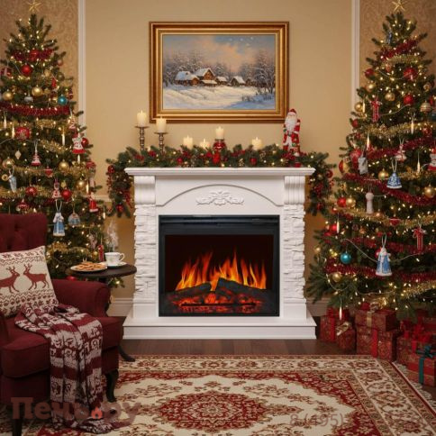 Портал Royal Flame Prague сланец бежевый под очаг Jupiter N фото