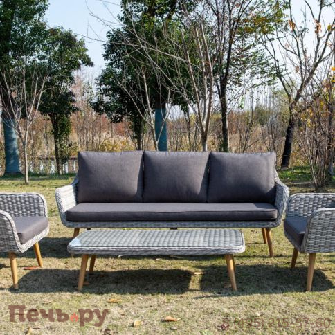 Прованс 4SiS столик журнальный из ротанга, цвет бежевый фото 6