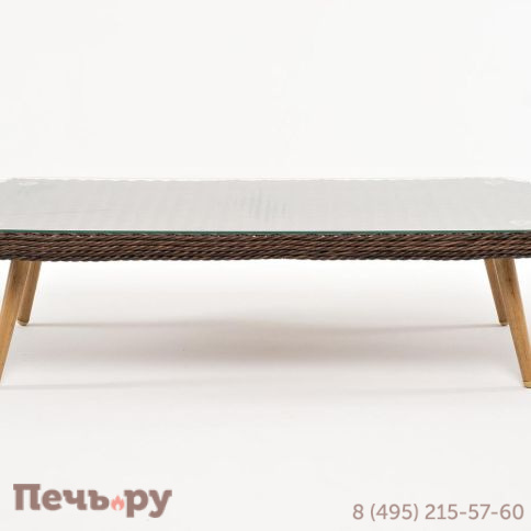 Прованс 4SiS столик журнальный из ротанга, цвет коричневый фото 2