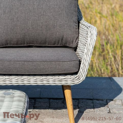 Прованс 4SiS столик журнальный из ротанга, цвет соломенный фото 5