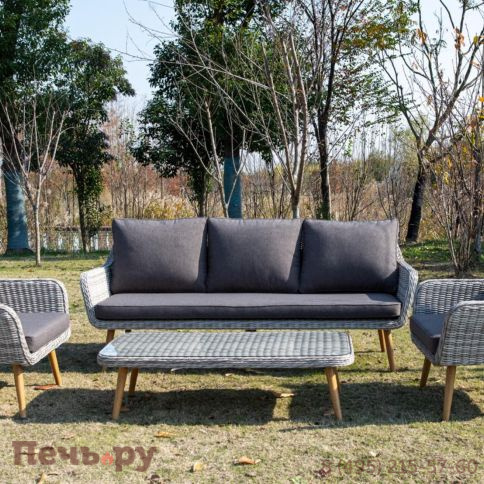 Прованс 4SiS столик журнальный из ротанга, цвет соломенный фото 6