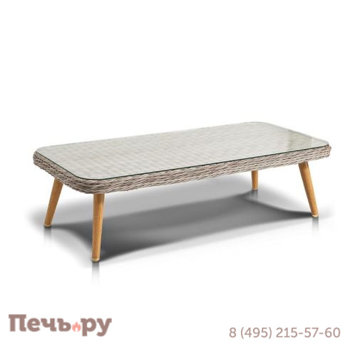 Прованс 4SiS столик журнальный из ротанга, цвет соломенный фото 9