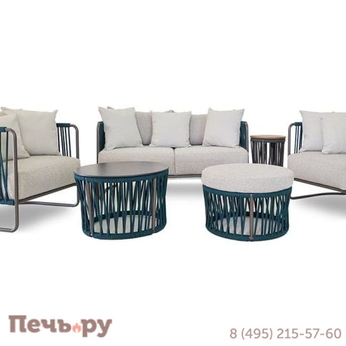 Пуф плетеный мягкий Rever Levante фото 2