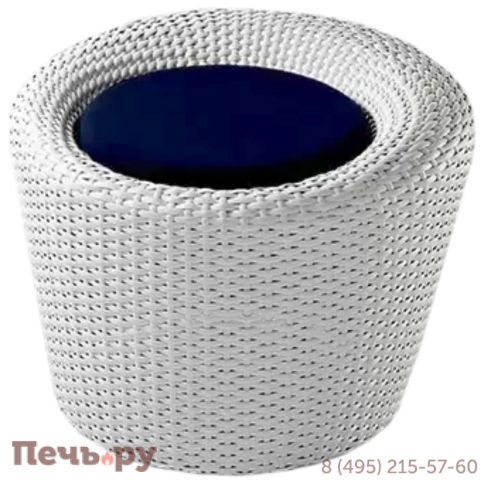 Пуф плетеный с подушкой DFN Maratea фото