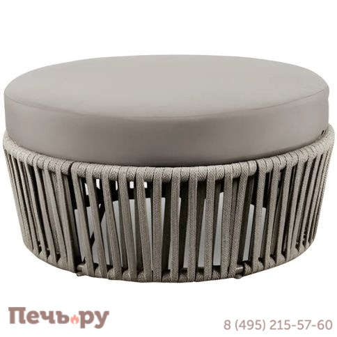 Пуф-столик плетеный с подушкой Vermobil Daisy Rope фото