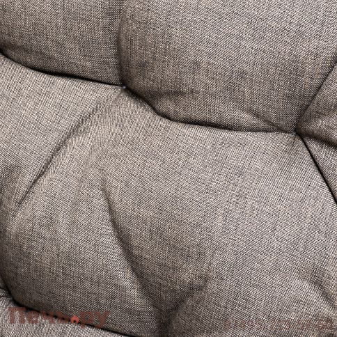 "Алиса" кресло плетеное, цвет коричневый с подушками фото 5