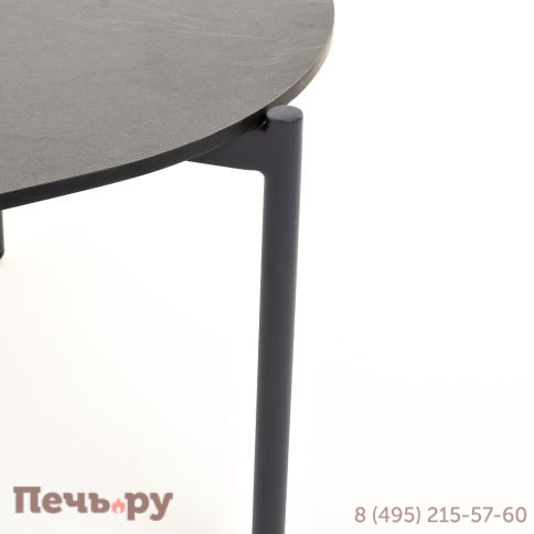 "Диего" журнальный стол из HPL 120х60 H40, каркас темно-серый (RAL7024), цвет "серый гранит" фото 6