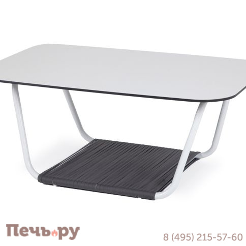 "Глория" журнальный стол 90х60см из HPL, цвет "молочный" фото 3