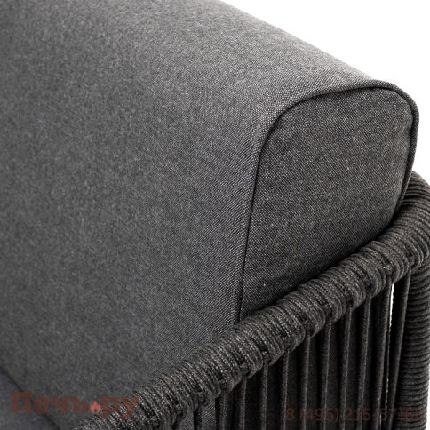 Лаунж-зона 4SiS Канны из роупа (веревки), цвет темно-серый фото 6