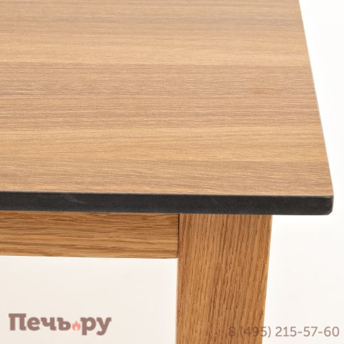 "Канны" журнальный столик из HPL 90х60, H40, основание дуб, цвет столешницы "дуб" фото 4