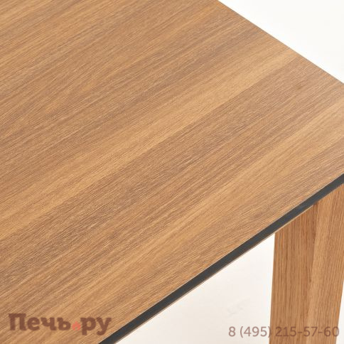 "Канны" журнальный столик из HPL 90х60, H40, основание дуб, цвет столешницы "дуб" фото 5