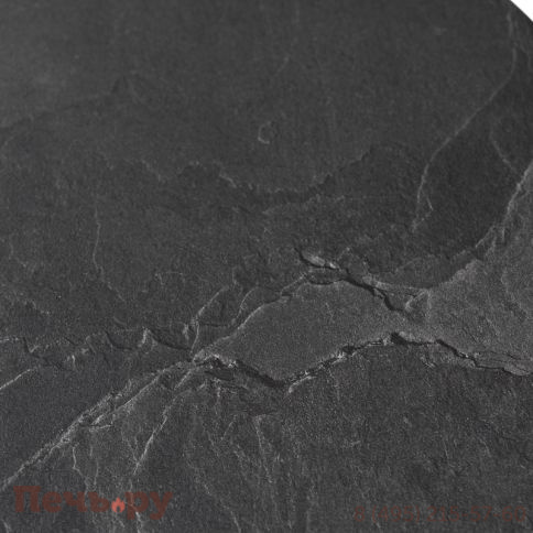 "Колумбия" журнальный стол из HPL круглый Ø40 H55, каркас из алюминия темно-серый (RAL 7024), цвет столешницы "серый гранит" фото 3