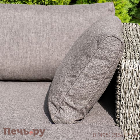 "Лунго" модуль диванный угловой с подушками, цвет серый (гиацинт) фото 15