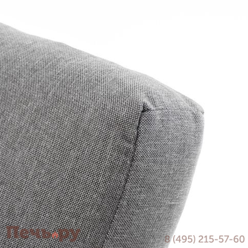 "Париж" модуль диванный алюминиевый угловой, цвет серый фото 4