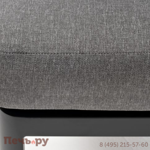 "Париж" модуль диванный алюминиевый угловой, цвет серый фото 5