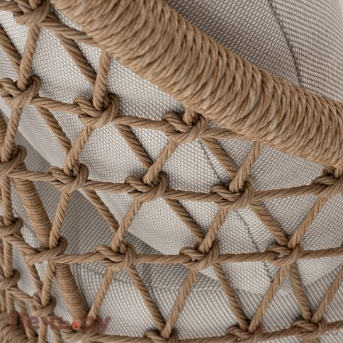 "Венеция" лаунж-зона из искусственного ротанга, цвет соломенный фото 2