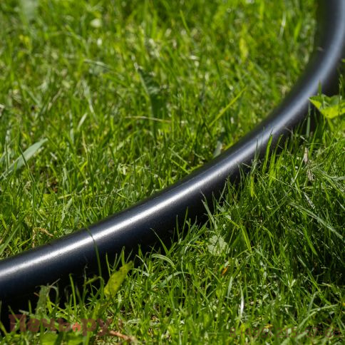 "Венеция" подвесное кресло-кокон из искусственного ротанга, цвет бронзовый с бежевой подушкой фото 9