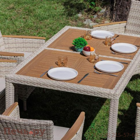 Royal Family Amelia обеденный комплект бежевого цвета на 6 персон фото 8