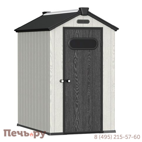 Сарай пластиковый Gardeck Summit 2,3м2, серый/антрацит фото