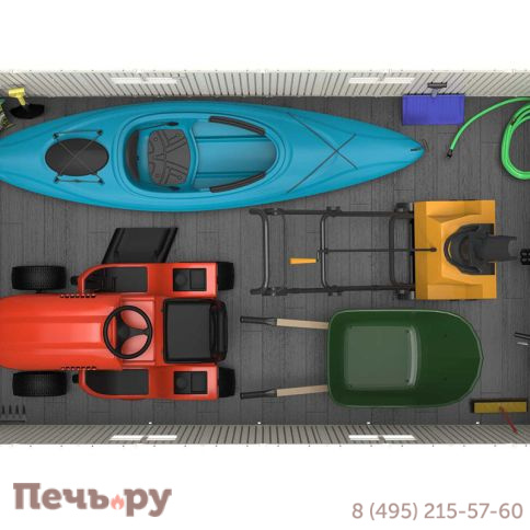 Сарай пластиковый Gardeck 15*8 фото 3