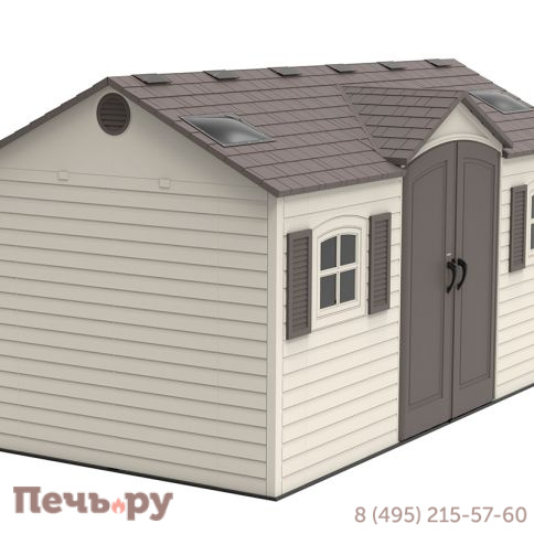 Сарай пластиковый Gardeck 15*8 DD фото 3