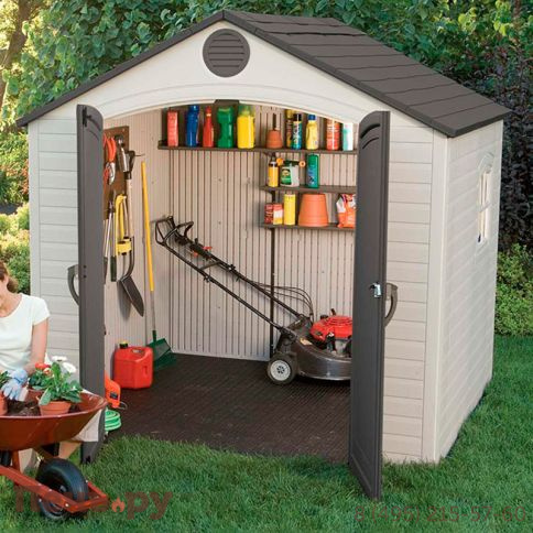 Сарай пластиковый Gardeck 8*5 фото 2