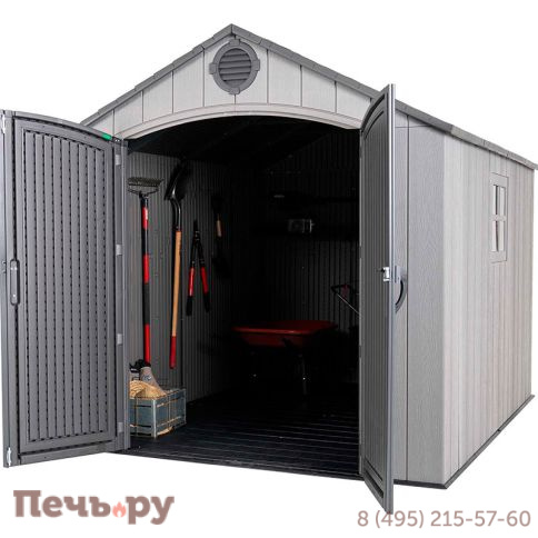 Сарай пластиковый Gardeck WoodLook 8*10 New фото 7