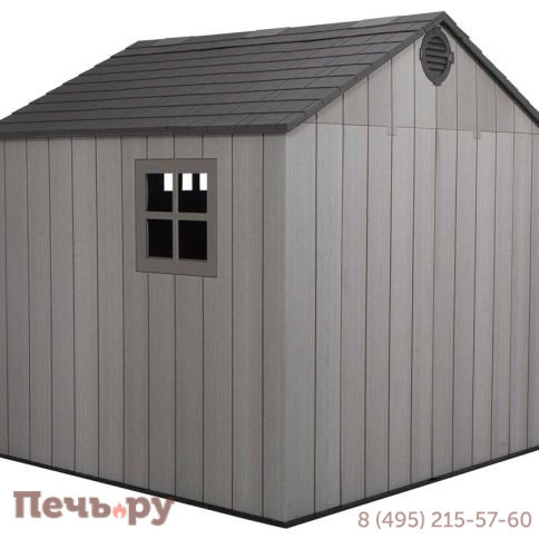 Сарай пластиковый Gardeck WoodLook 8*7.5 фото 5