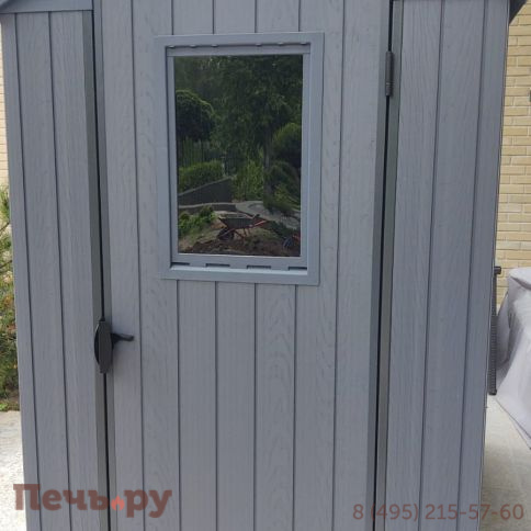 Сарай Keter "Дарвин 4х6" (размеры 118 х 184 см), серый фото 4