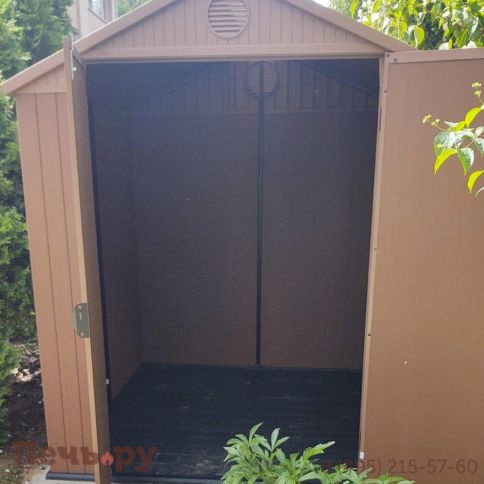 Сарай Keter "Дарвин 6х6" (размеры 183 х 182 см), коричневый фото 6