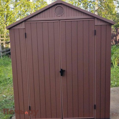 Сарай Keter "Дарвин 6х6" (размеры 183 х 182 см), коричневый фото 8