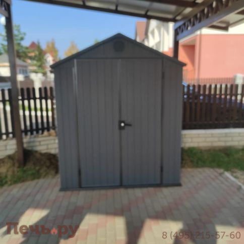 Сарай Keter "Дарвин 6х6" (размеры 183 х 182 см), серый фото 5