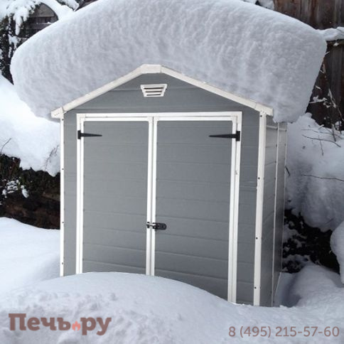 Сарай Keter "Манор 6x5DD" (размеры 175 x 145 см), серый фото 7