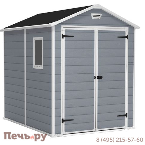 Сарай Keter "Манор 6x8DD" (размеры 177х230 см), серый фото