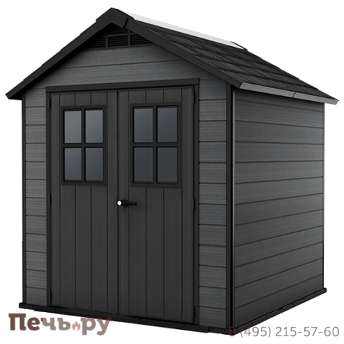 Сарай Keter "Ньютон 757" (размеры 210 х 216 см), серый фото