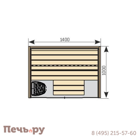 Сауна Harvia Capella SC1410 э/п VegaCompact BC35 фото 2