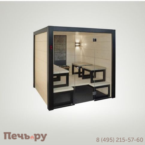 Сауна Harvia Solide Indoor S2125LD ель с печью Virta HL110 фото