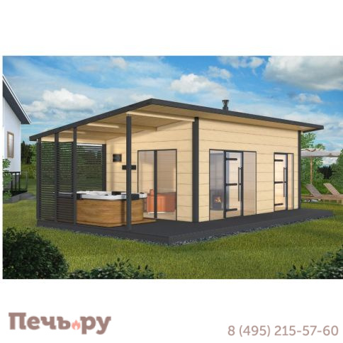 Сауна Harvia Solide Outdoor SLD03PS ель с печью Harvia Legend 240 Duo фото