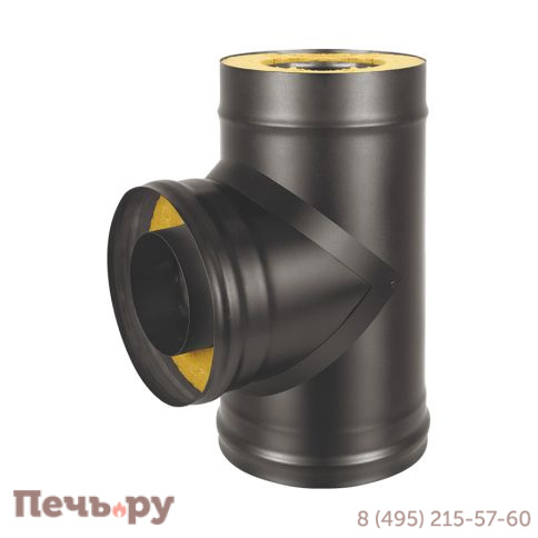 Сэндвич-тройник Везувий Black (AISI 430/0.8мм) фото