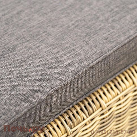 Шезлонг 4SiS Рим с подушкой, цвет соломенный фото 12