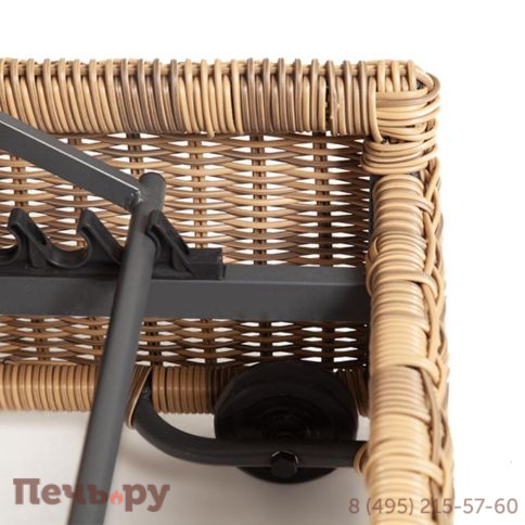 Шезлонг 4SiS Рим с подушкой, цвет соломенный фото 6