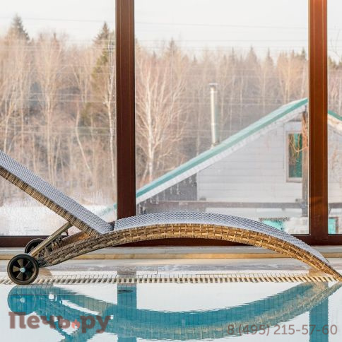 Шезлонг AGATA серый без матраса фото 3