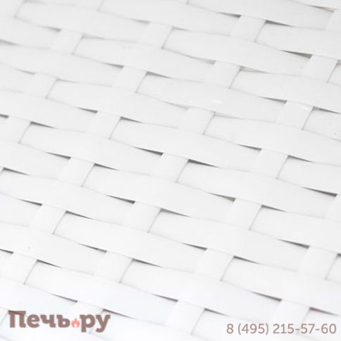 Шезлонг Gardeck B:rattan NILO стопирующийся, белый фото 3