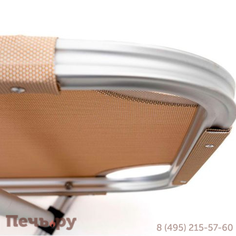 Шезлонг Gardeck Dias алюминиевый, бежевый фото 11