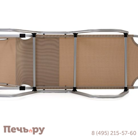 Шезлонг Gardeck Dias алюминиевый, бежевый фото 13