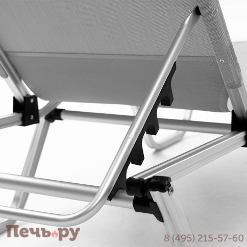 Шезлонг Gardeck Dias алюминиевый, серый фото 13