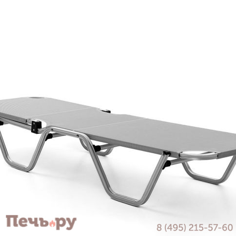 Шезлонг Gardeck Dias алюминиевый, серый фото 2